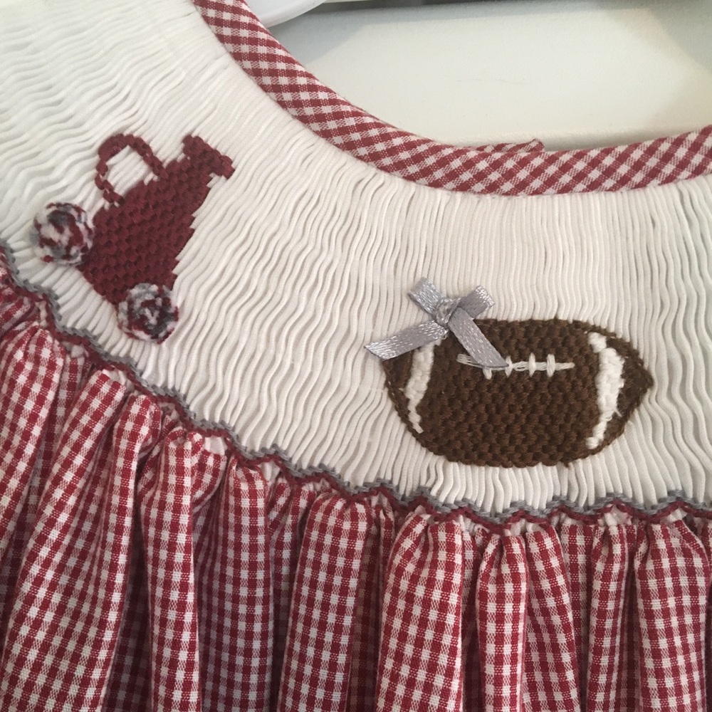 Krewe Maroon Football Smock Dress